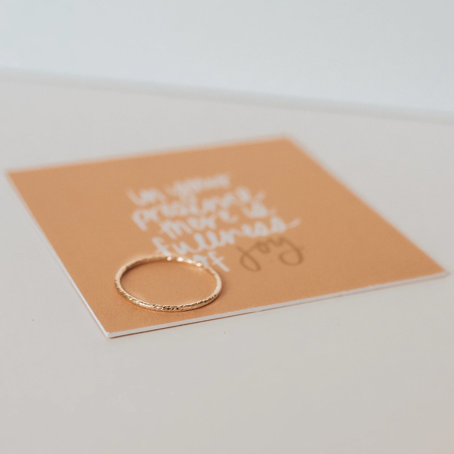 He Will Give You Abundant Life Ring-Size 8