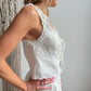 Sunlit Blooms Top-White