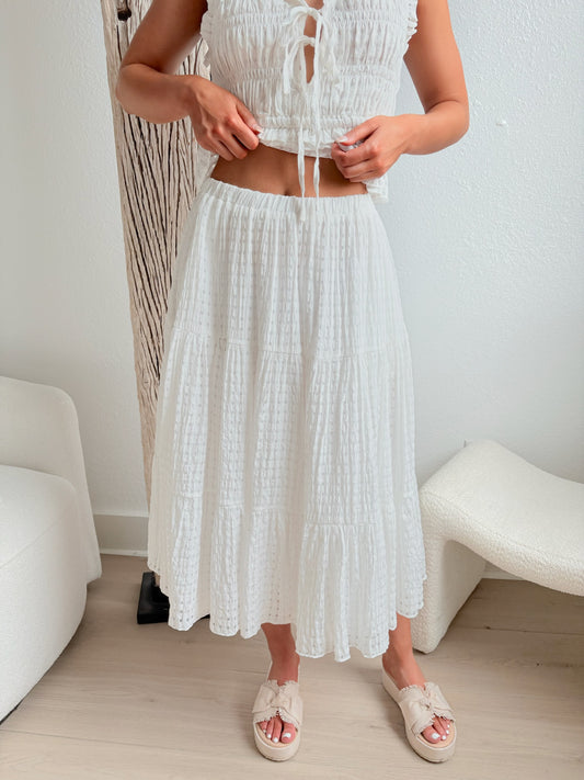 Always Sunny Skirt-Off White