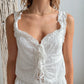 Sunlit Blooms Top-White