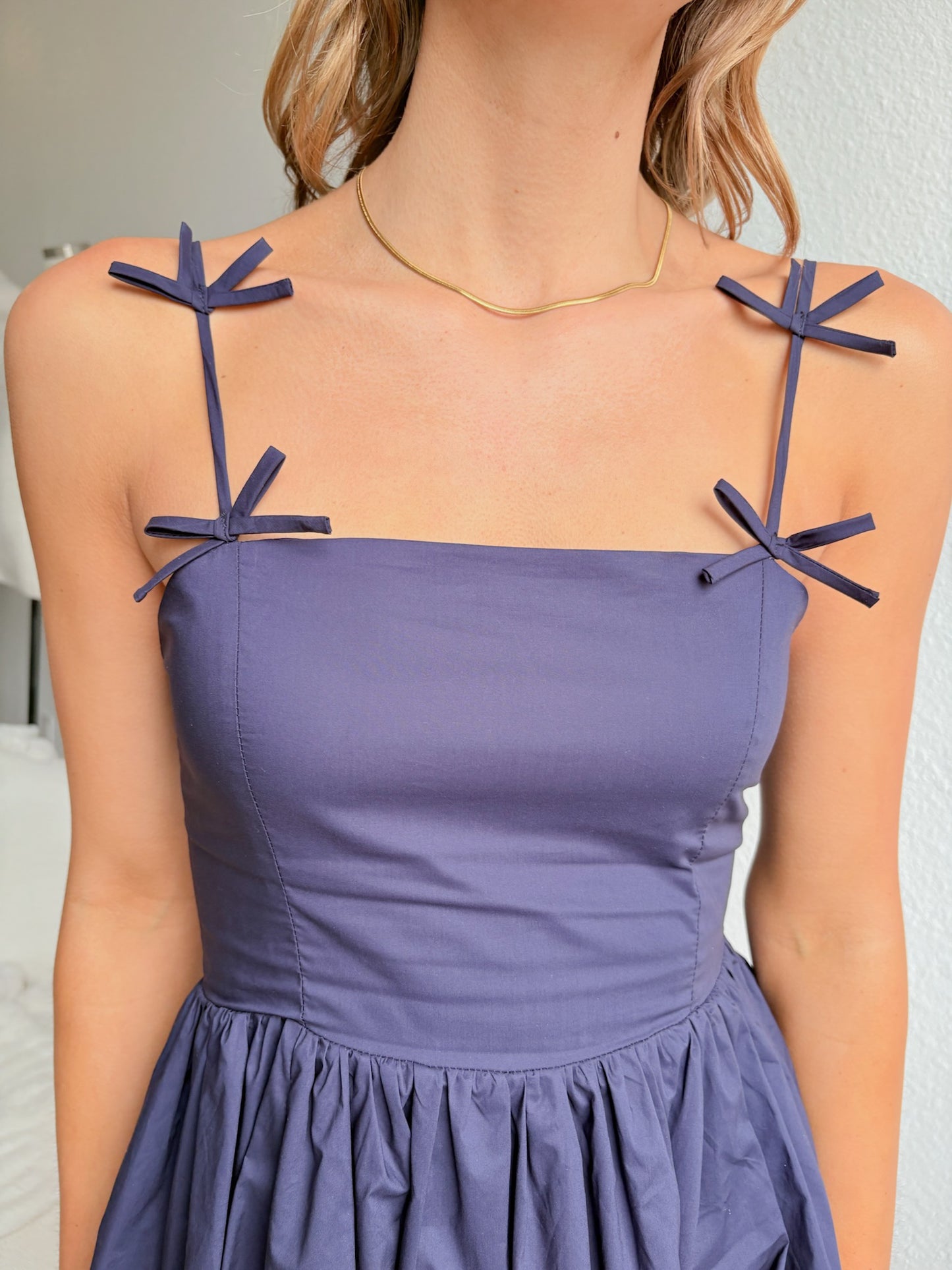Tiffany Dress-Navy