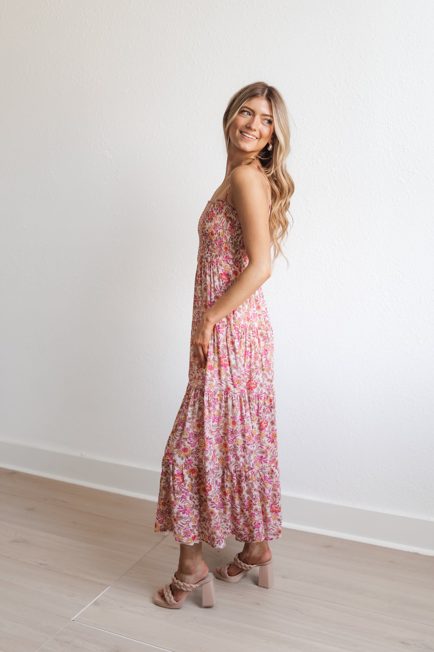 Z SUPPLY: Balos Lima Floral Dress-Cactus Flower