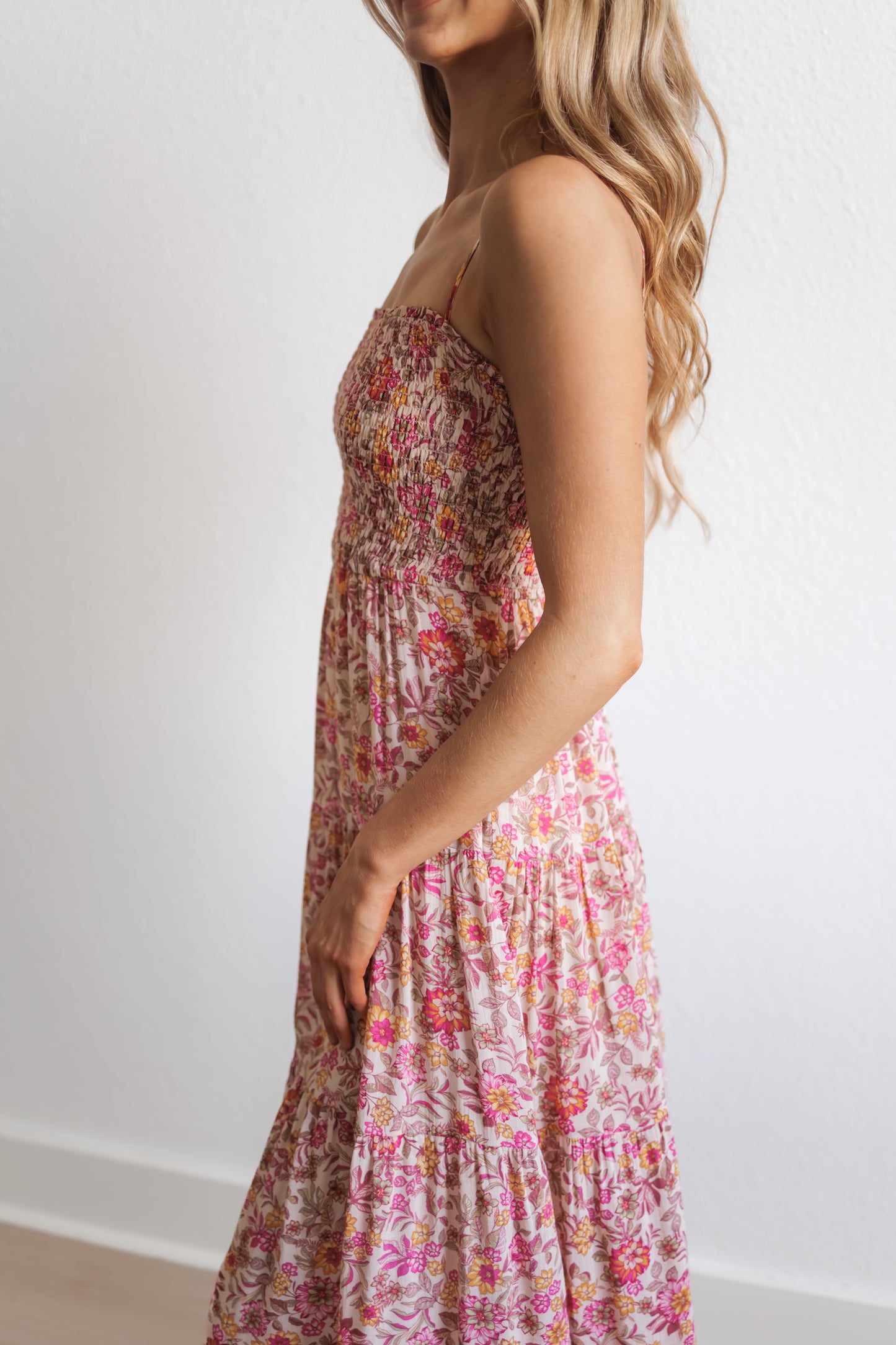 Z SUPPLY: Balos Lima Floral Dress-Cactus Flower