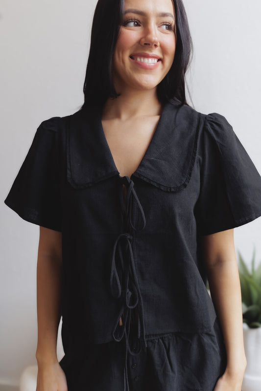 Kailya Top-Black