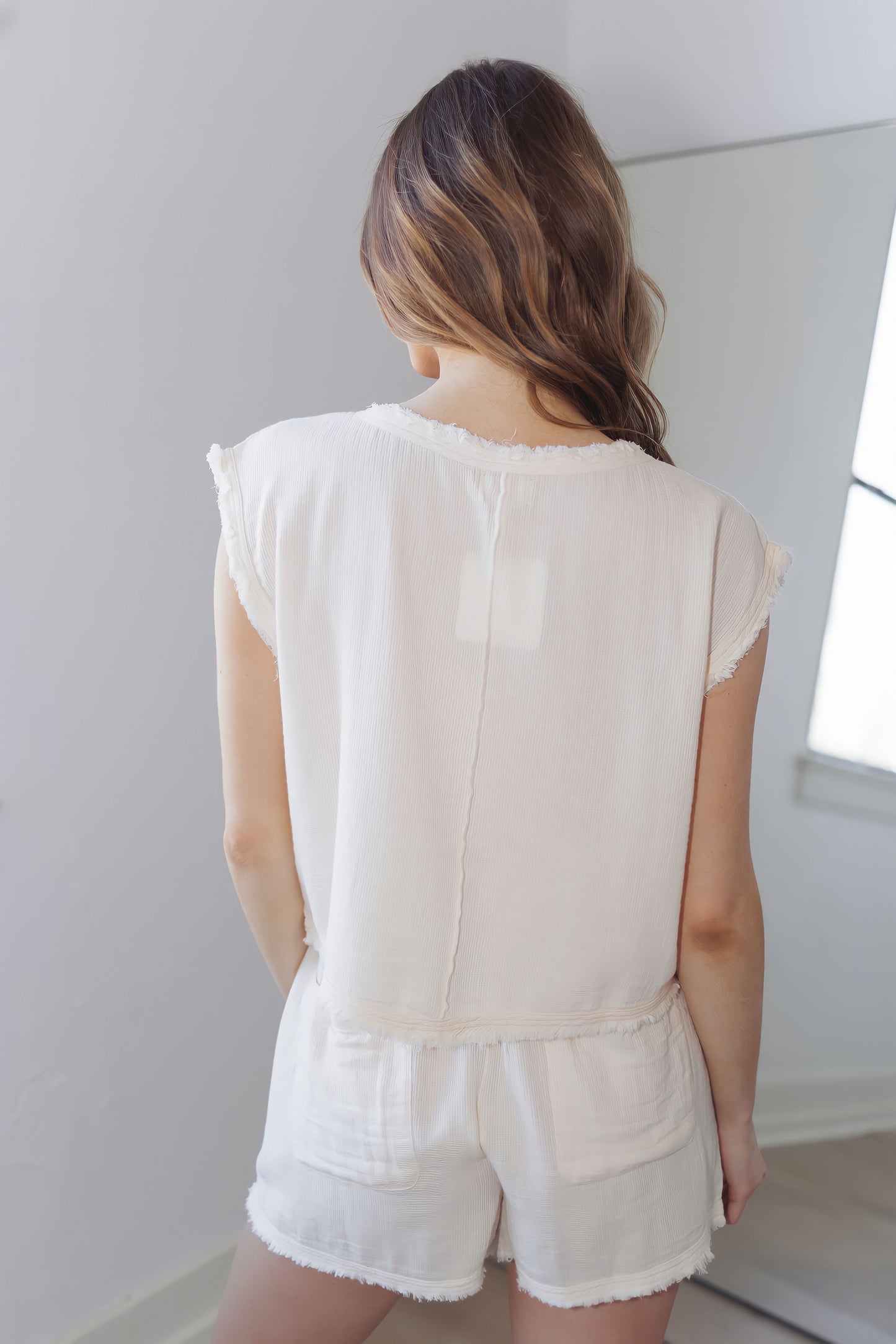 Hideaway Shorts-Natural