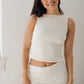 Riviera Romance Top-Cream