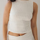Riviera Romance Top-Cream