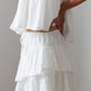 On A Whim Skort-White