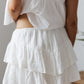On A Whim Skort-White