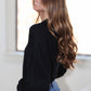 On A Stroll Top-Black