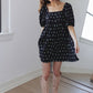 Blooming Belle Dress-Black Floral