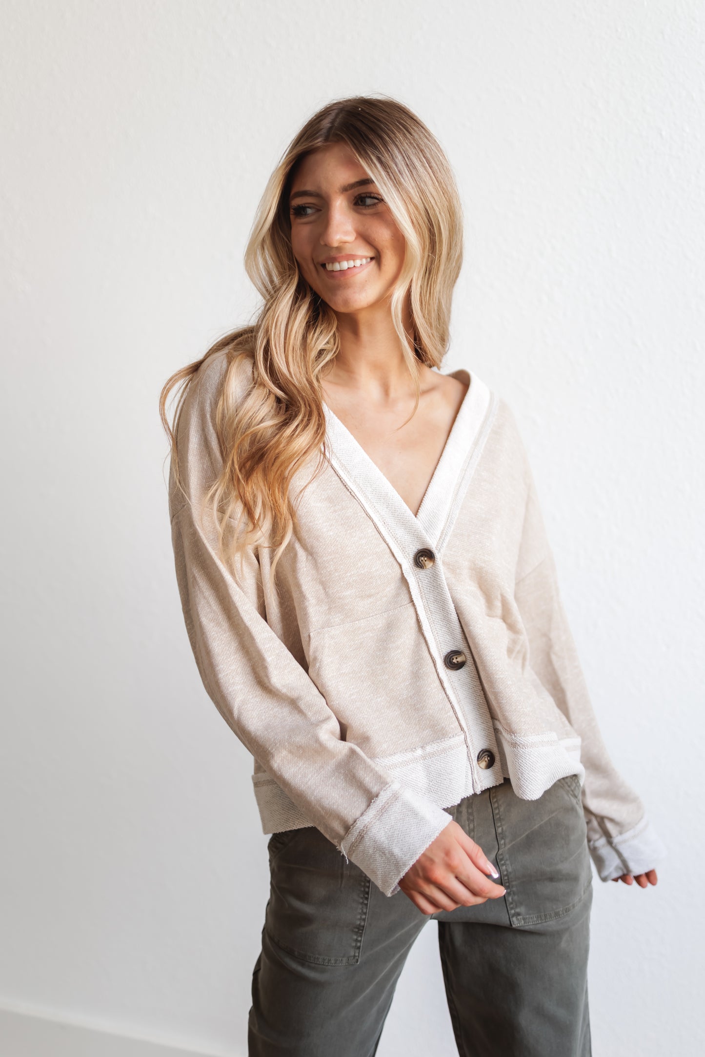 Simply Adore Top-Lt. Taupe