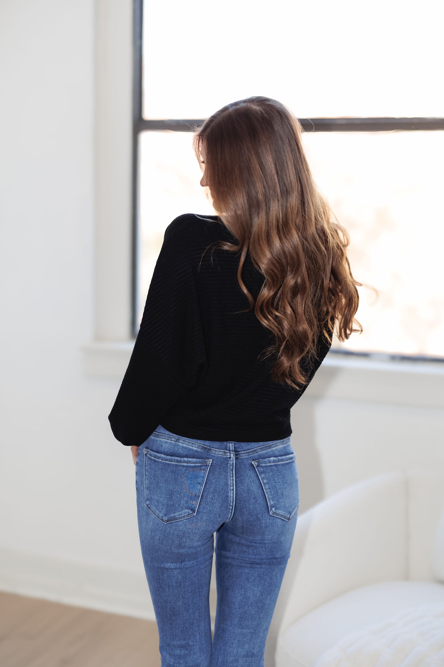 On A Stroll Top-Black