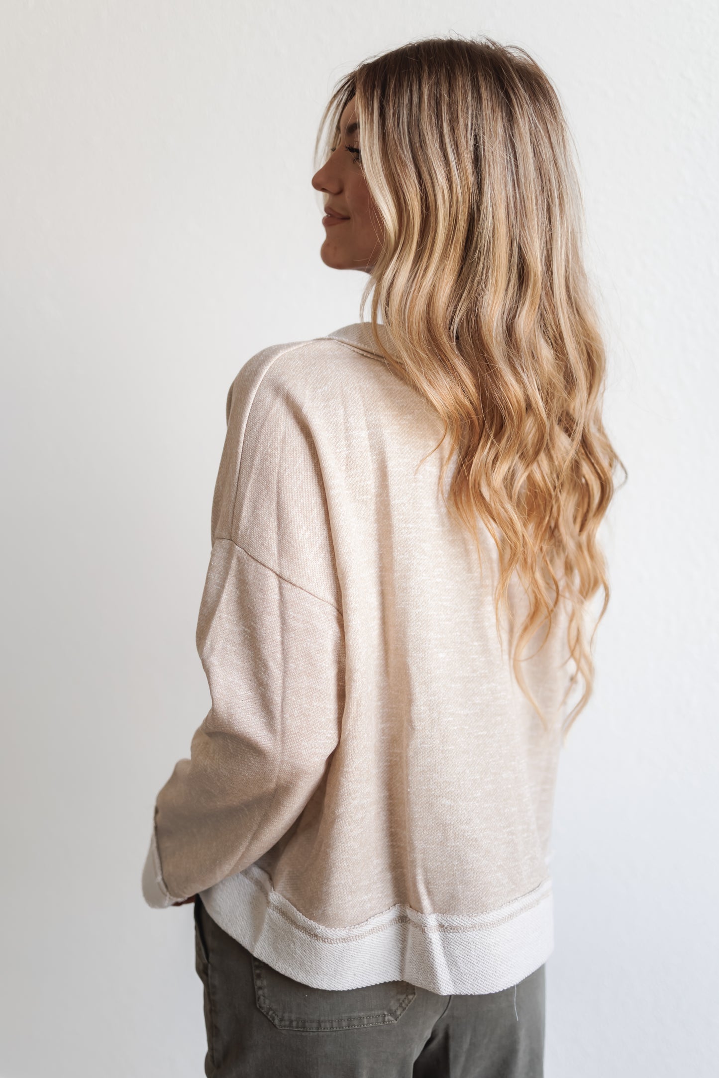 Simply Adore Top-Lt. Taupe