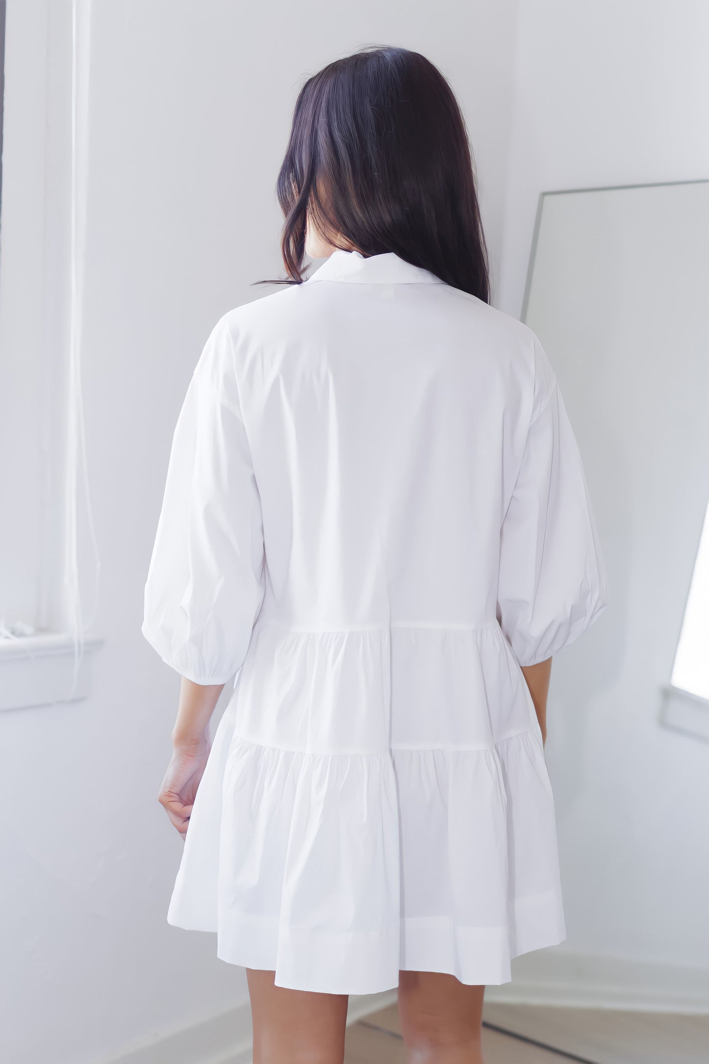 Kailey Dress-White