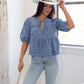Wish Come True Top-Denim