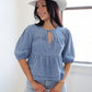 Wish Come True Top-Denim