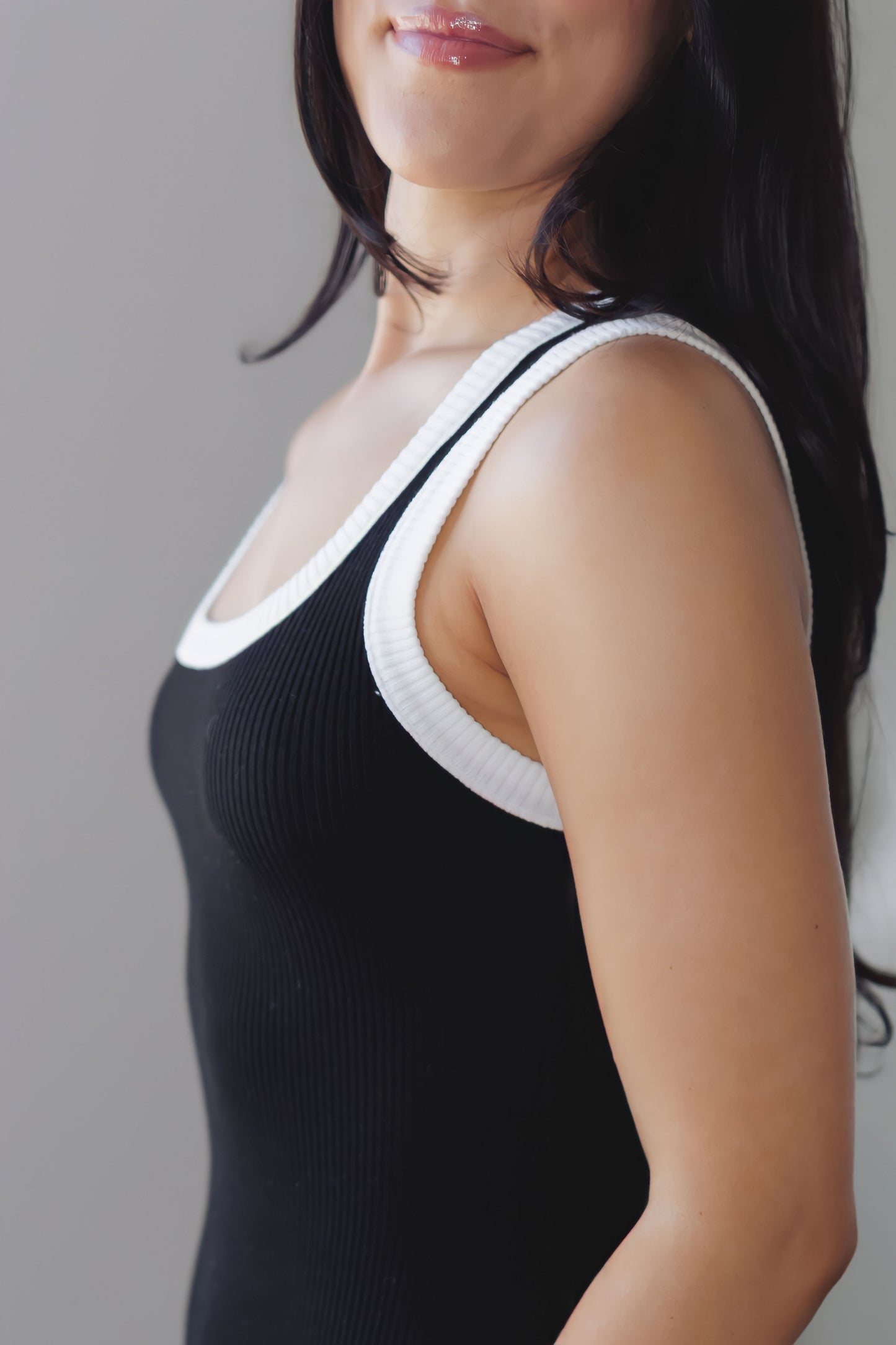 Cruise Control Dress-Black/White