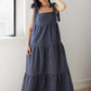 Perfect Spot Dress-Navy/White