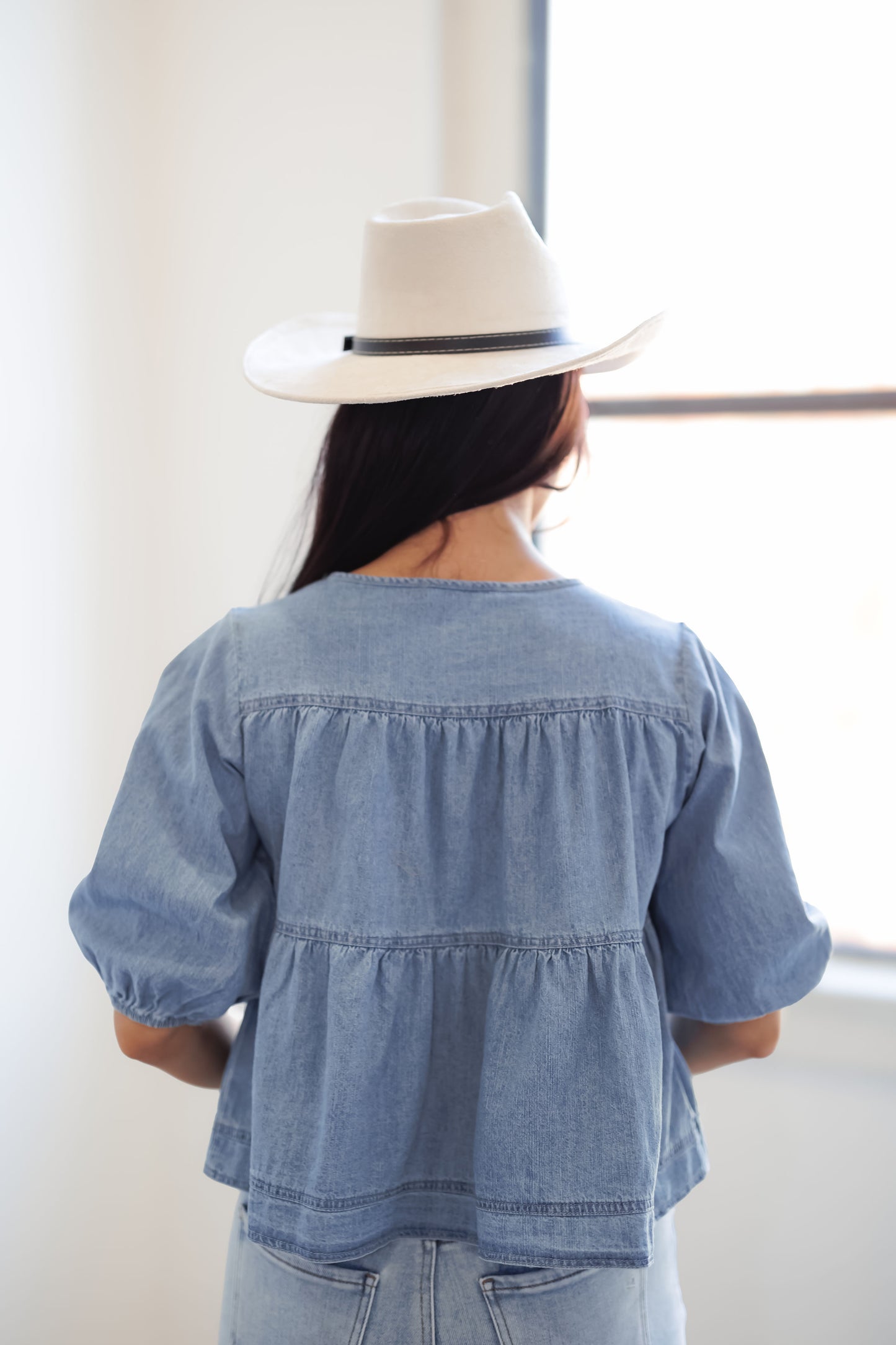 Wish Come True Top-Denim