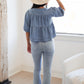 Wish Come True Top-Denim
