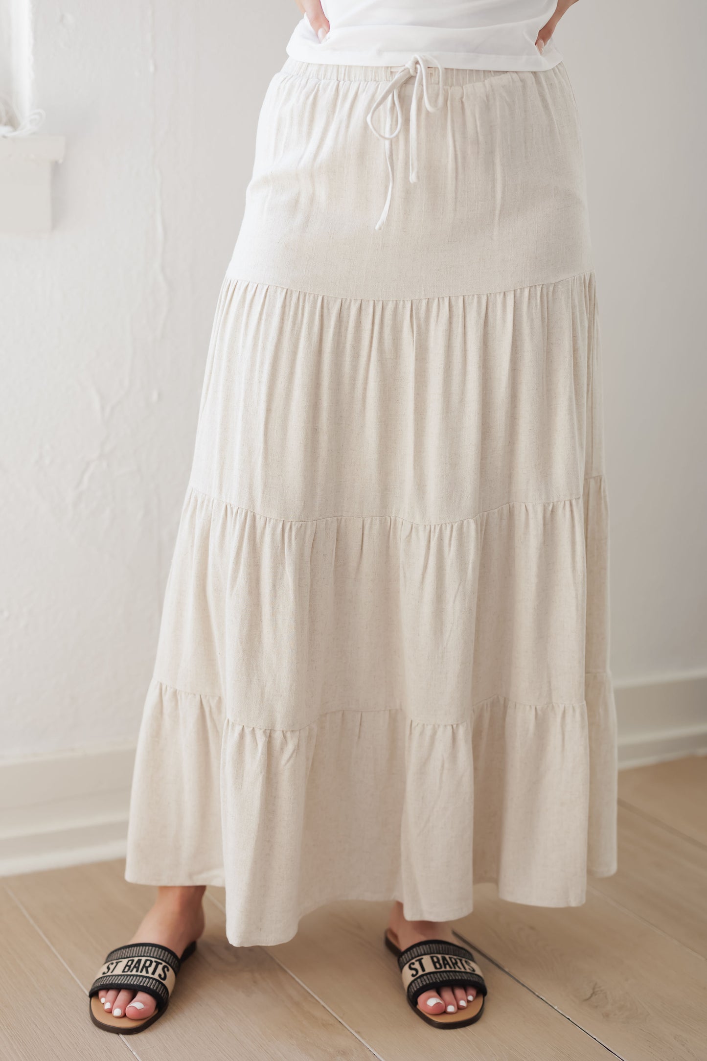 Vintage Summer Skirt-Natural