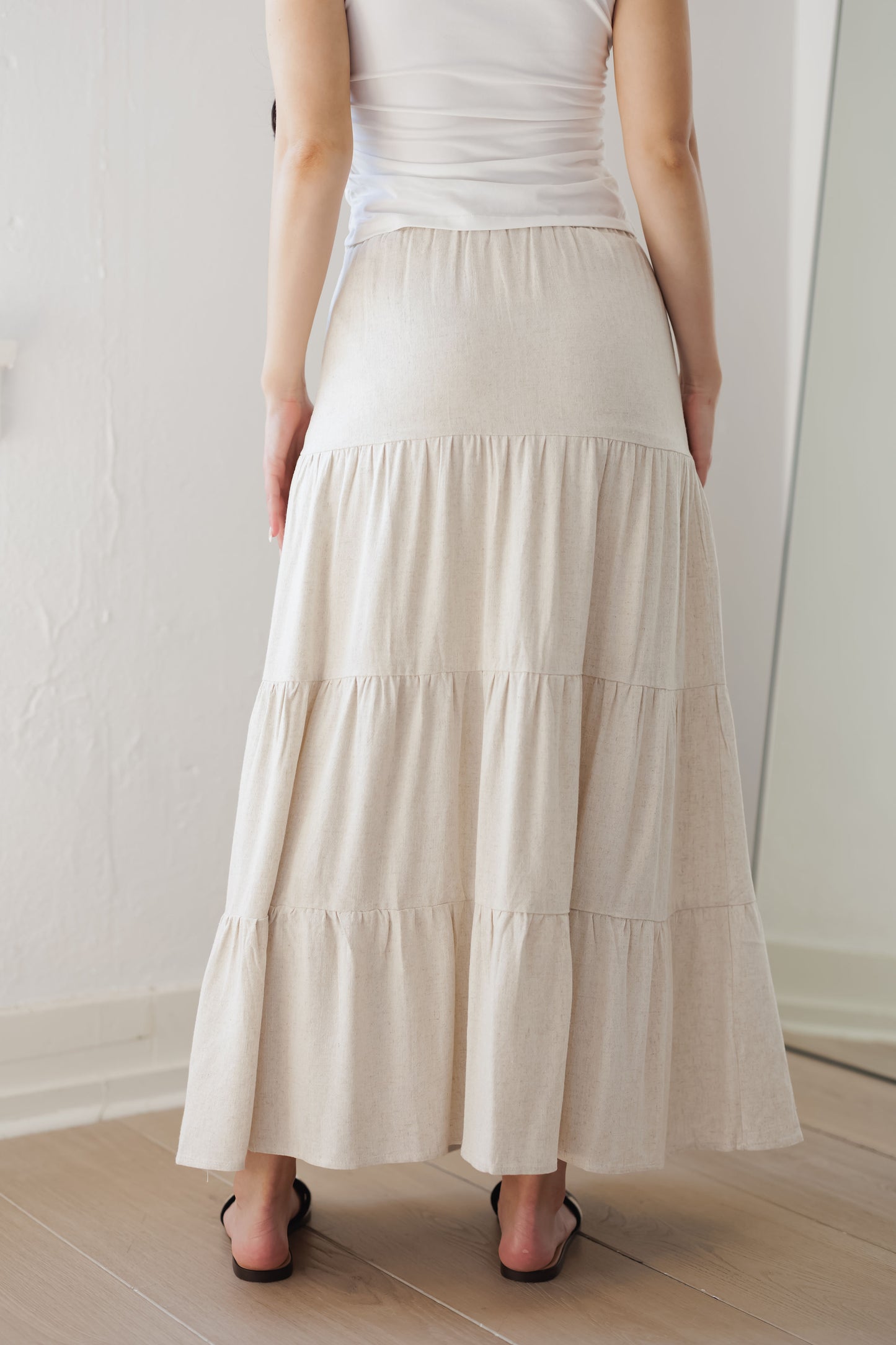 Vintage Summer Skirt-Natural