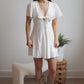 Love Letter Mini Dress-White