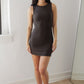 Angelica Dress-Black Brown