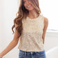 Z SUPPLY: Sloane Sequin Top-Champagne