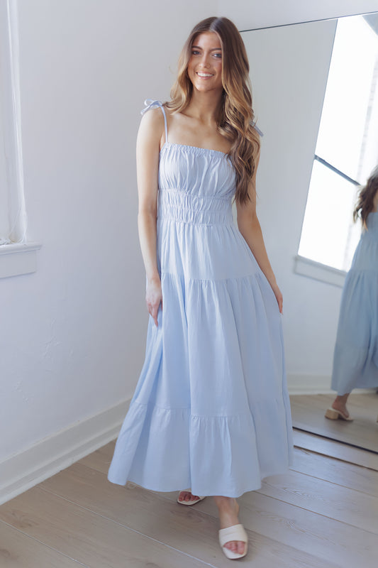 Perfect Moment Dress-Blue