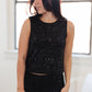 Z SUPPLY: Sloane Sequin Top-Black