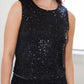 Z SUPPLY: Sloane Sequin Top-Black