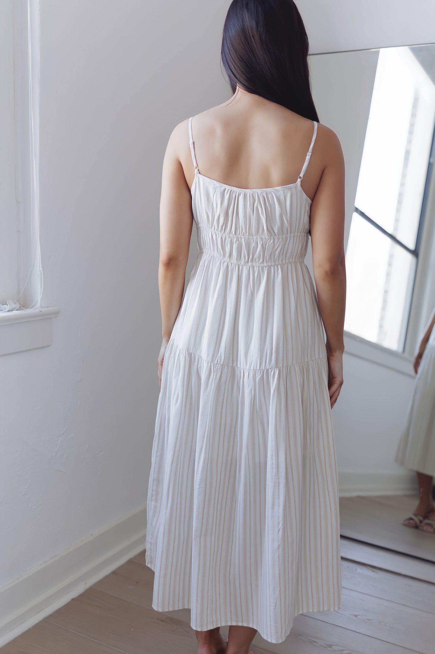 Cherished Moments Dress-Taupe