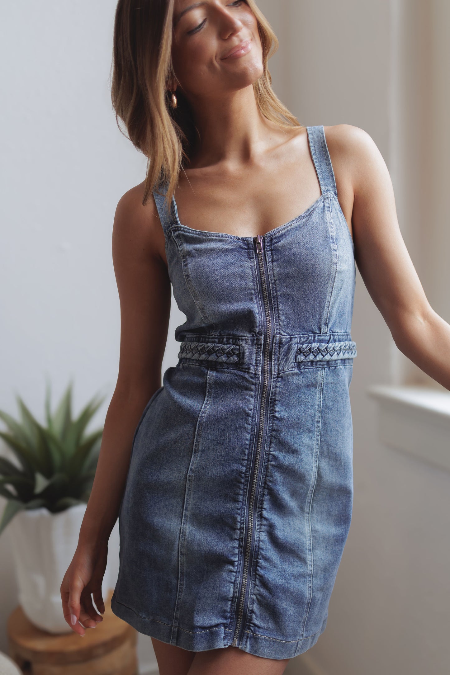 Pretty Please Denim Dress