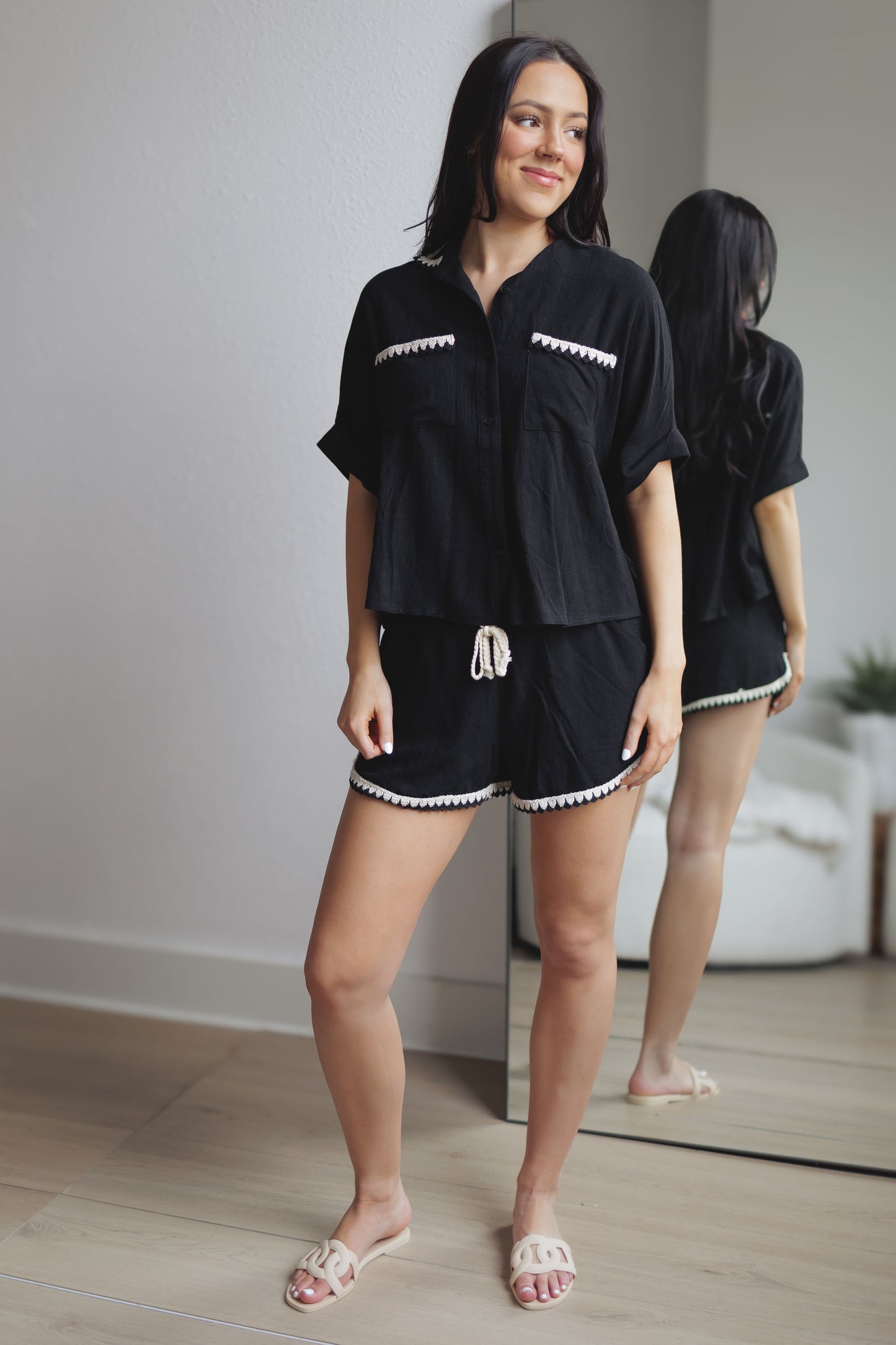 New Beginnings Top-Black