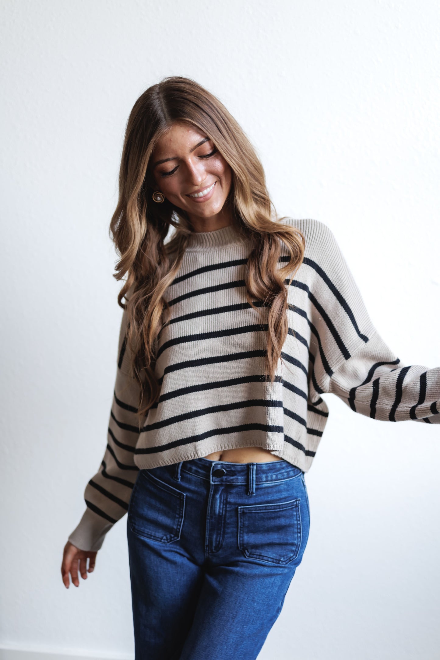 Smooth Talker Sweater-Ecru