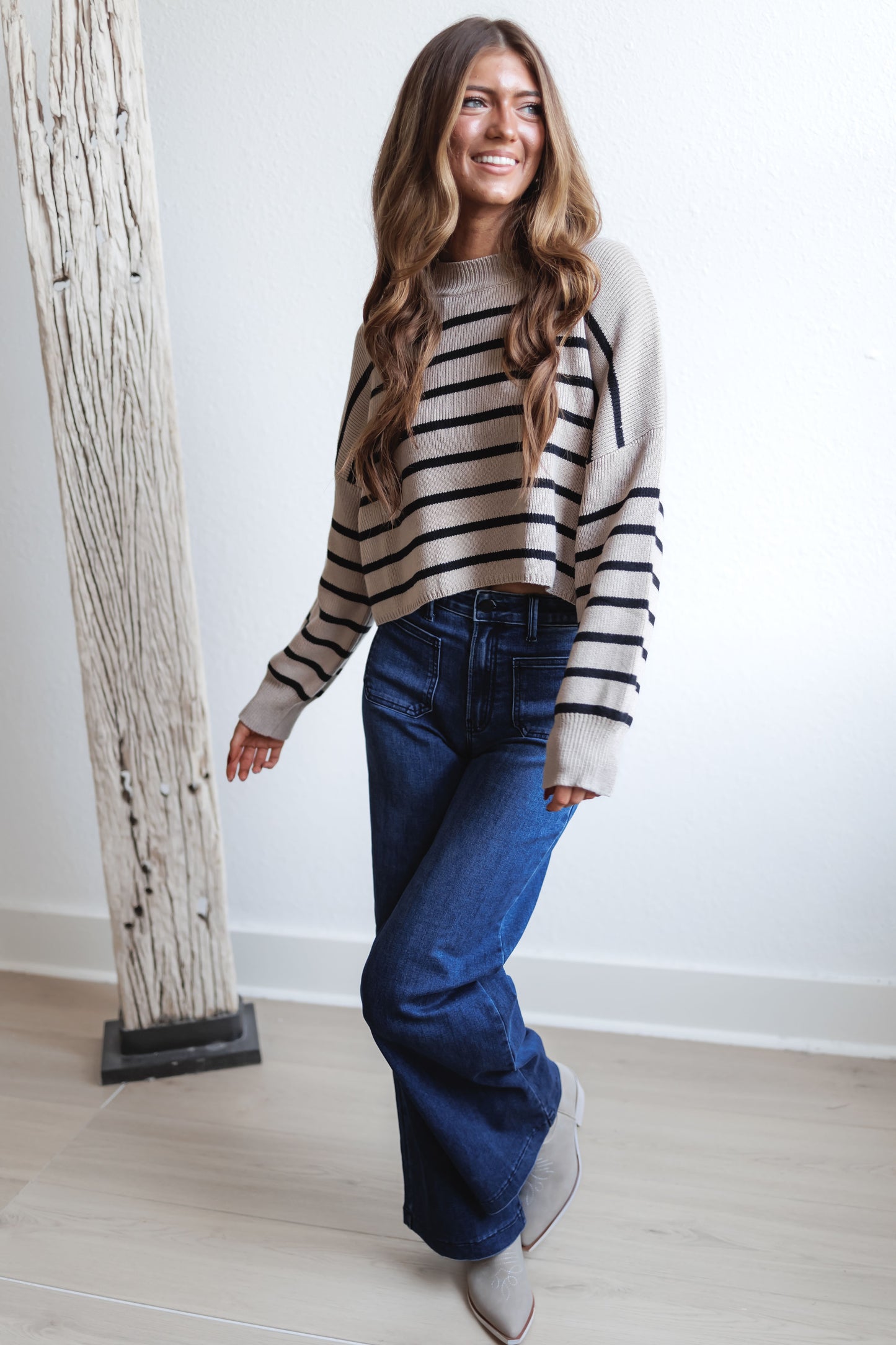 Smooth Talker Sweater-Ecru