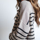 Smooth Talker Sweater-Ecru
