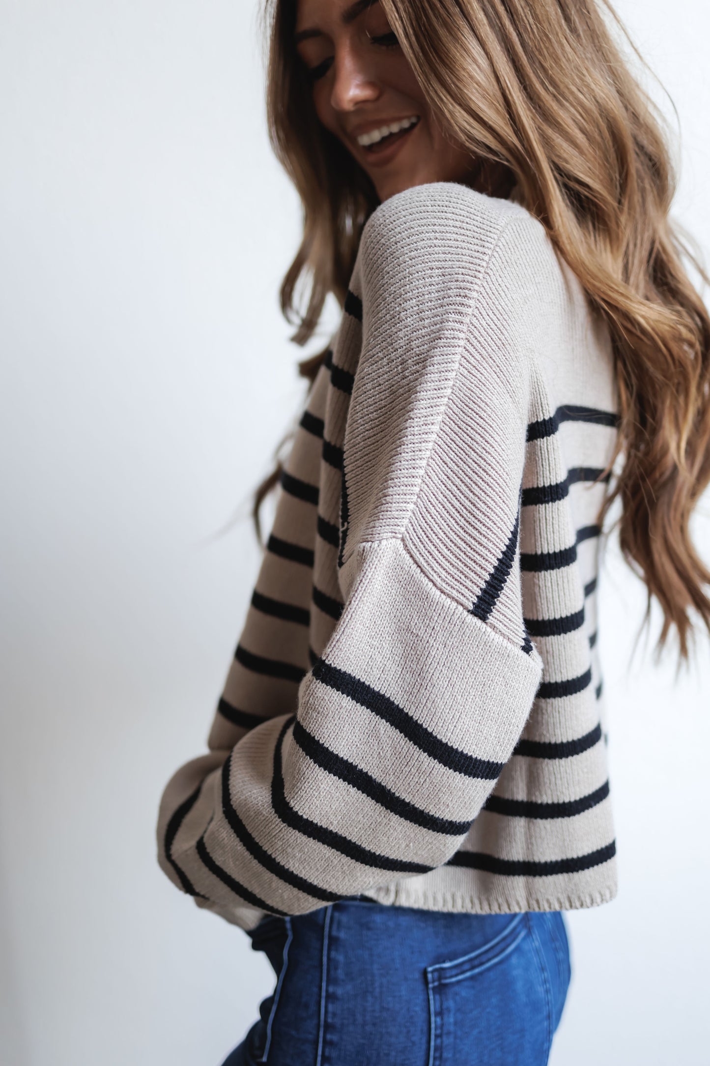 Smooth Talker Sweater-Ecru