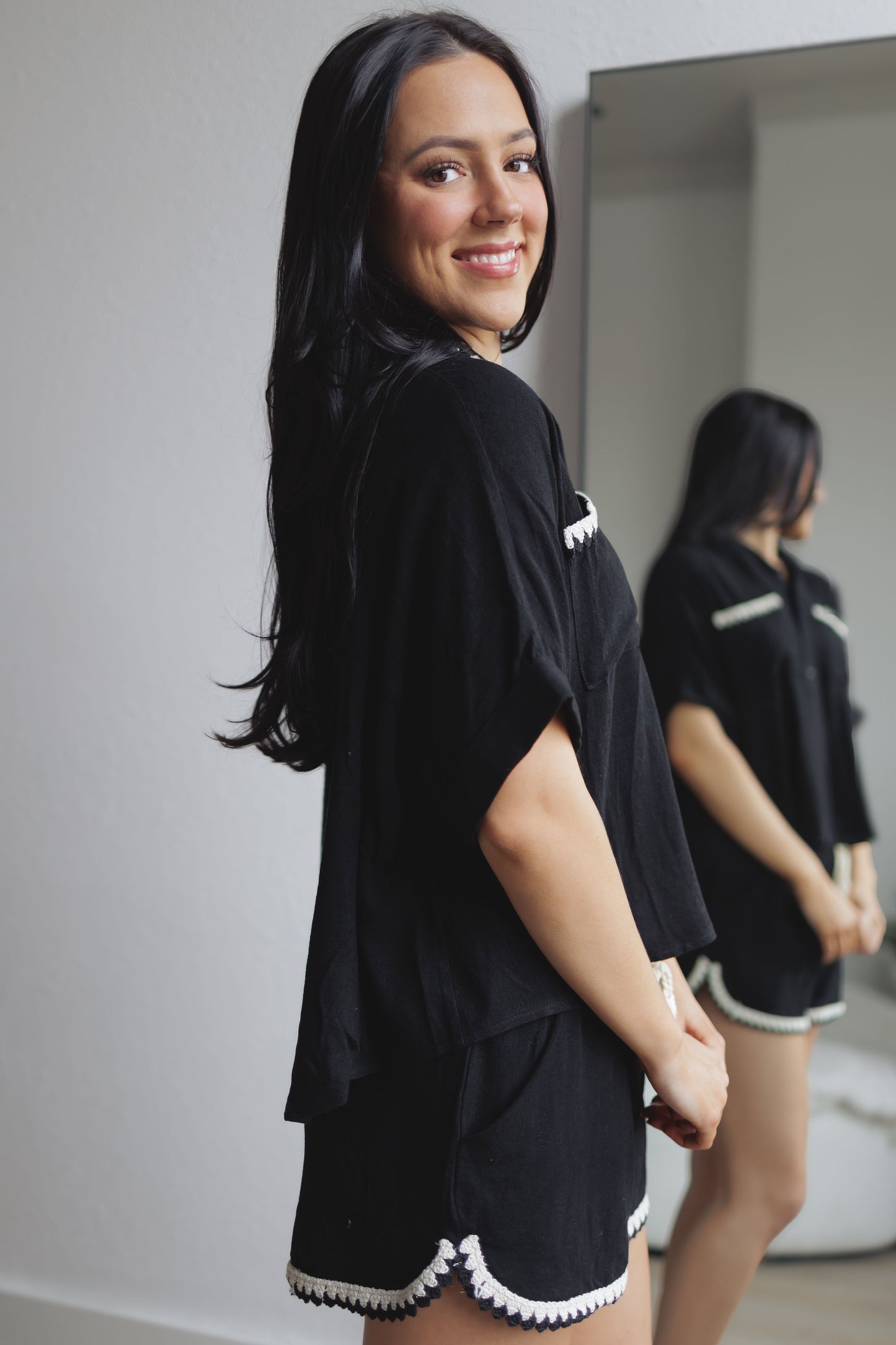 New Beginnings Top-Black