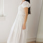 Huntington Beach Dress-White