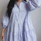 Calm Coast Dress-Blue Stripe