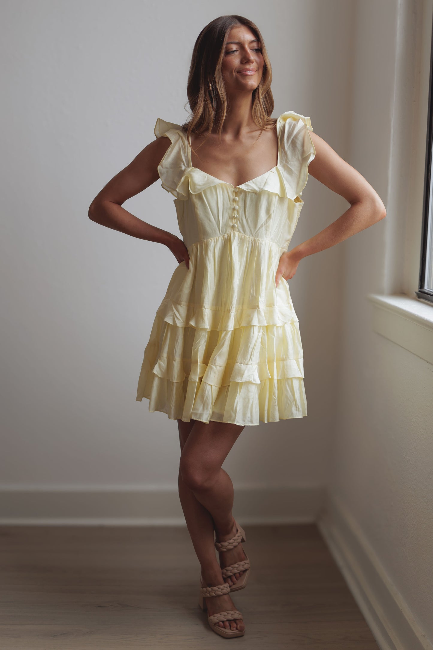 All The Feels Dress-Yellow