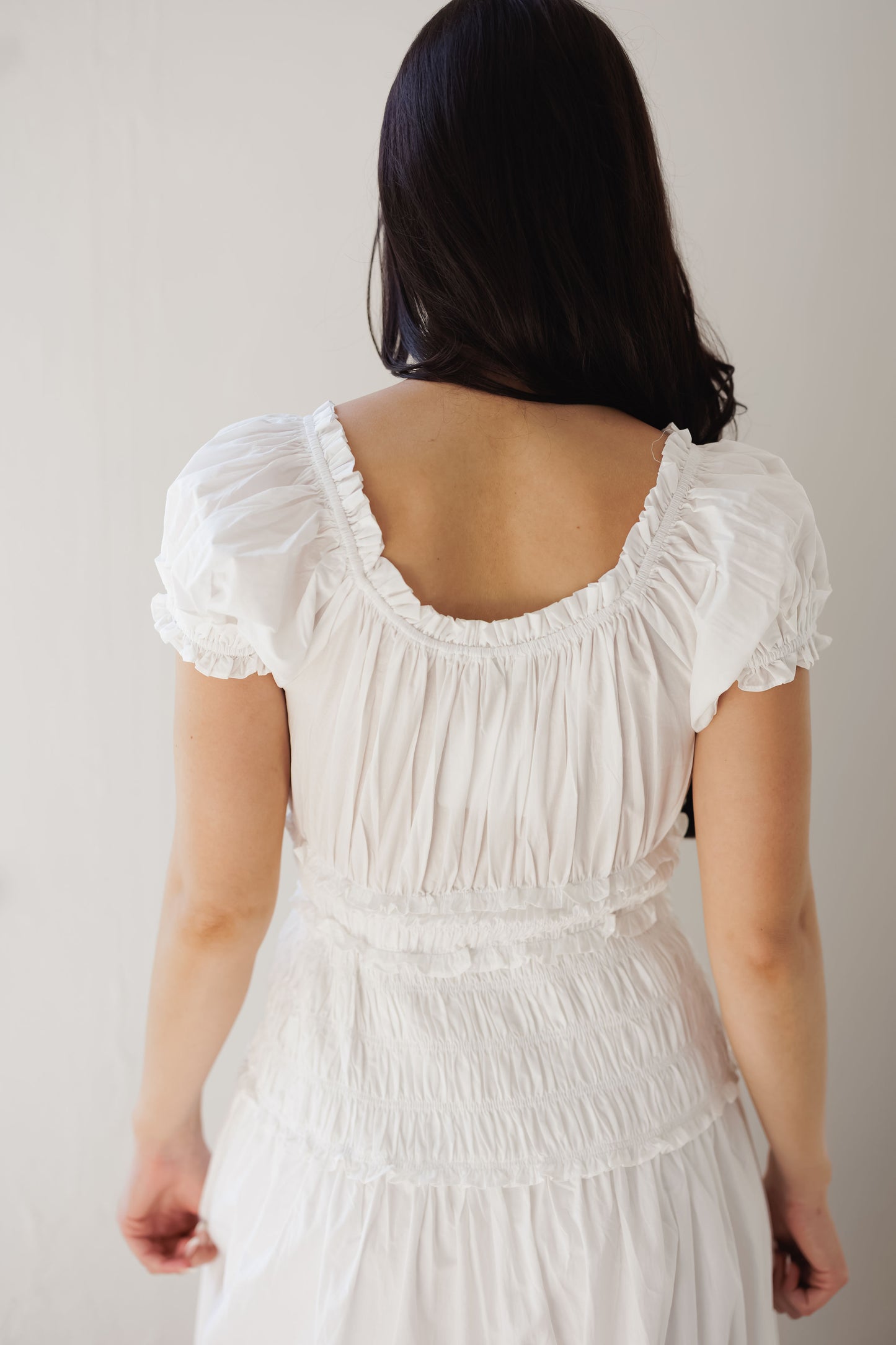 Huntington Beach Dress-White