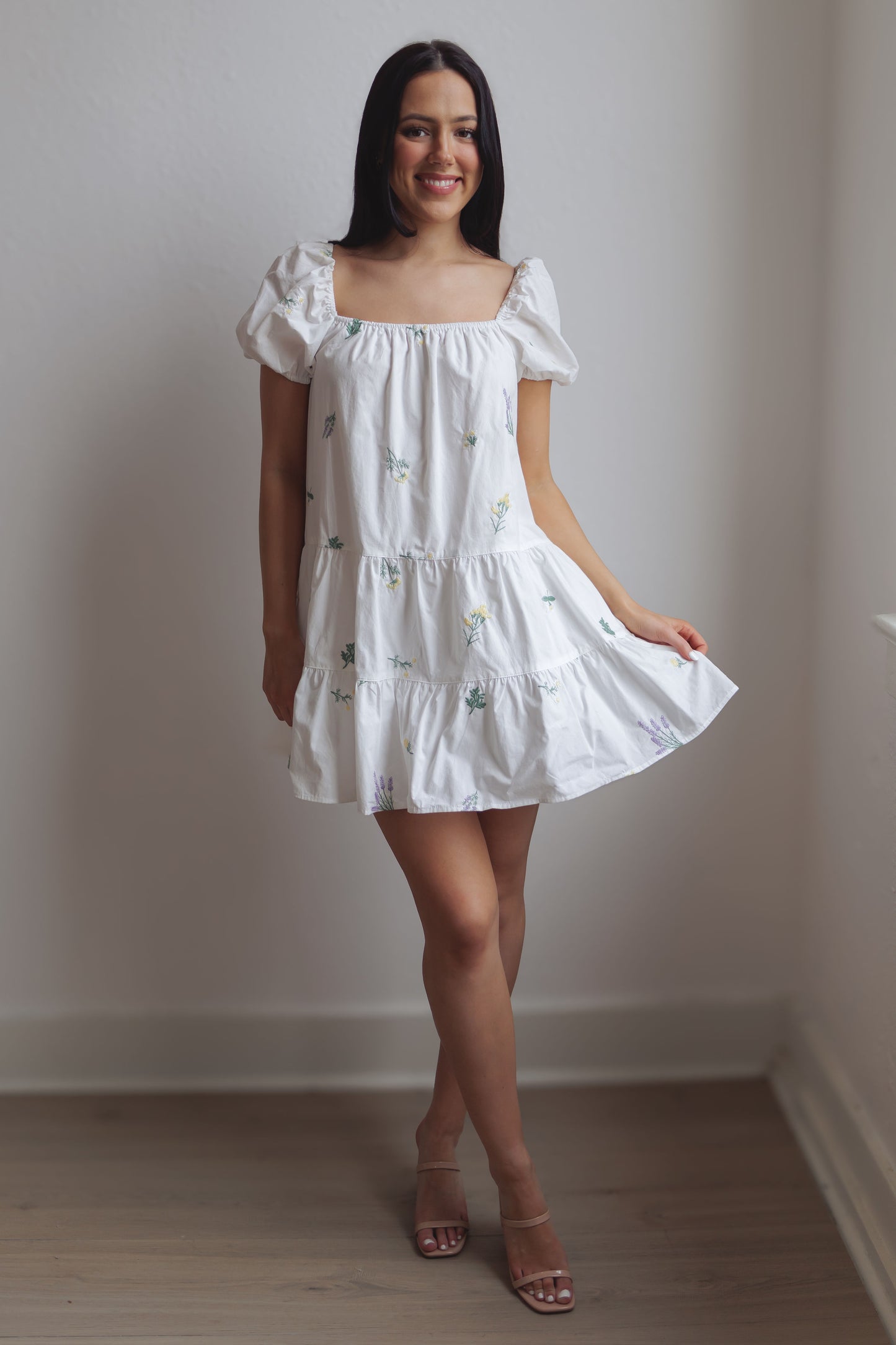 Social Gathering Dress-Lavender Combo