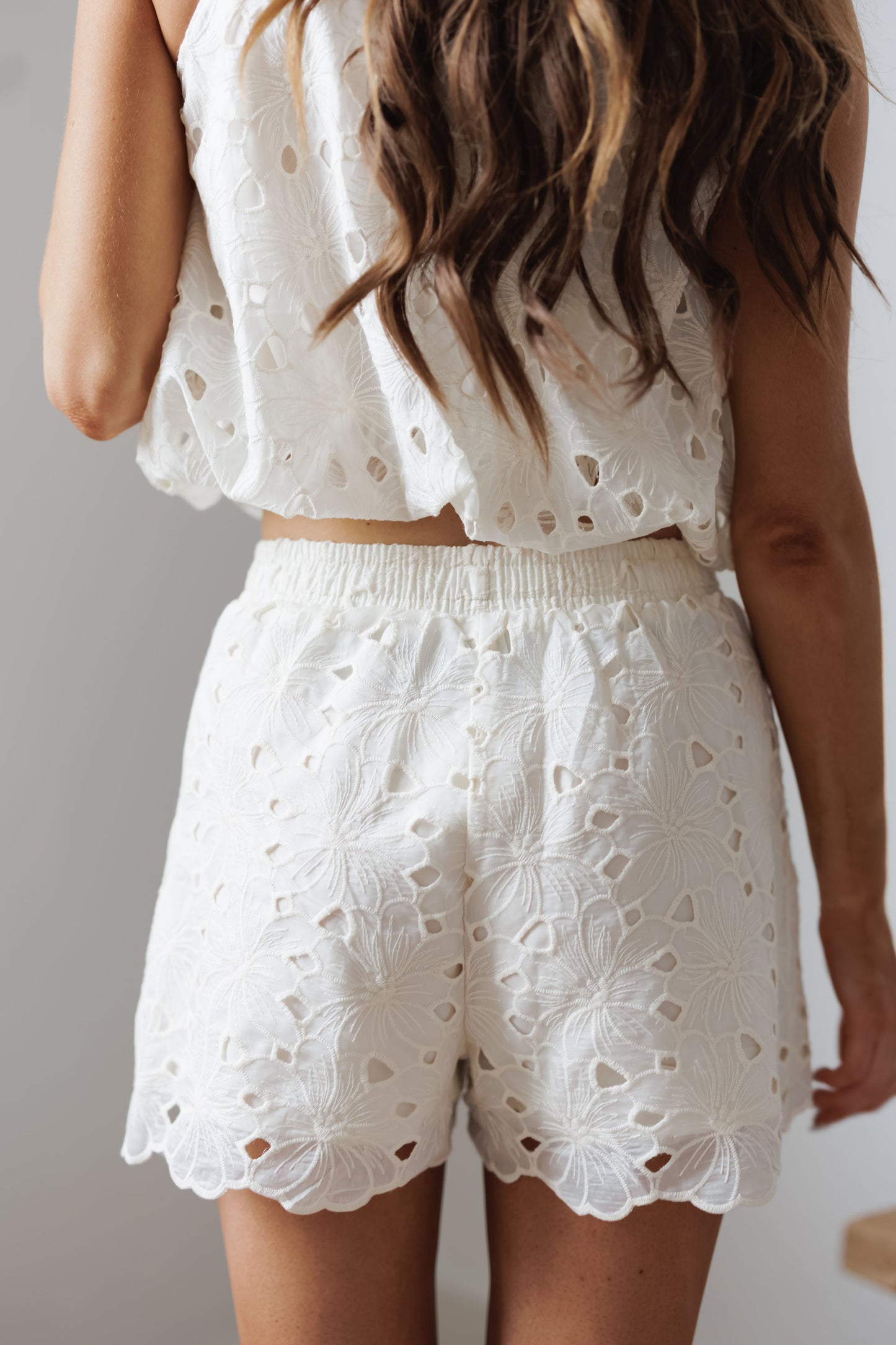 Good Days Shorts-Cream