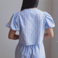 Makayla Striped Set-Blue