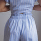 Makayla Striped Set-Blue