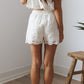 Good Days Shorts-Cream